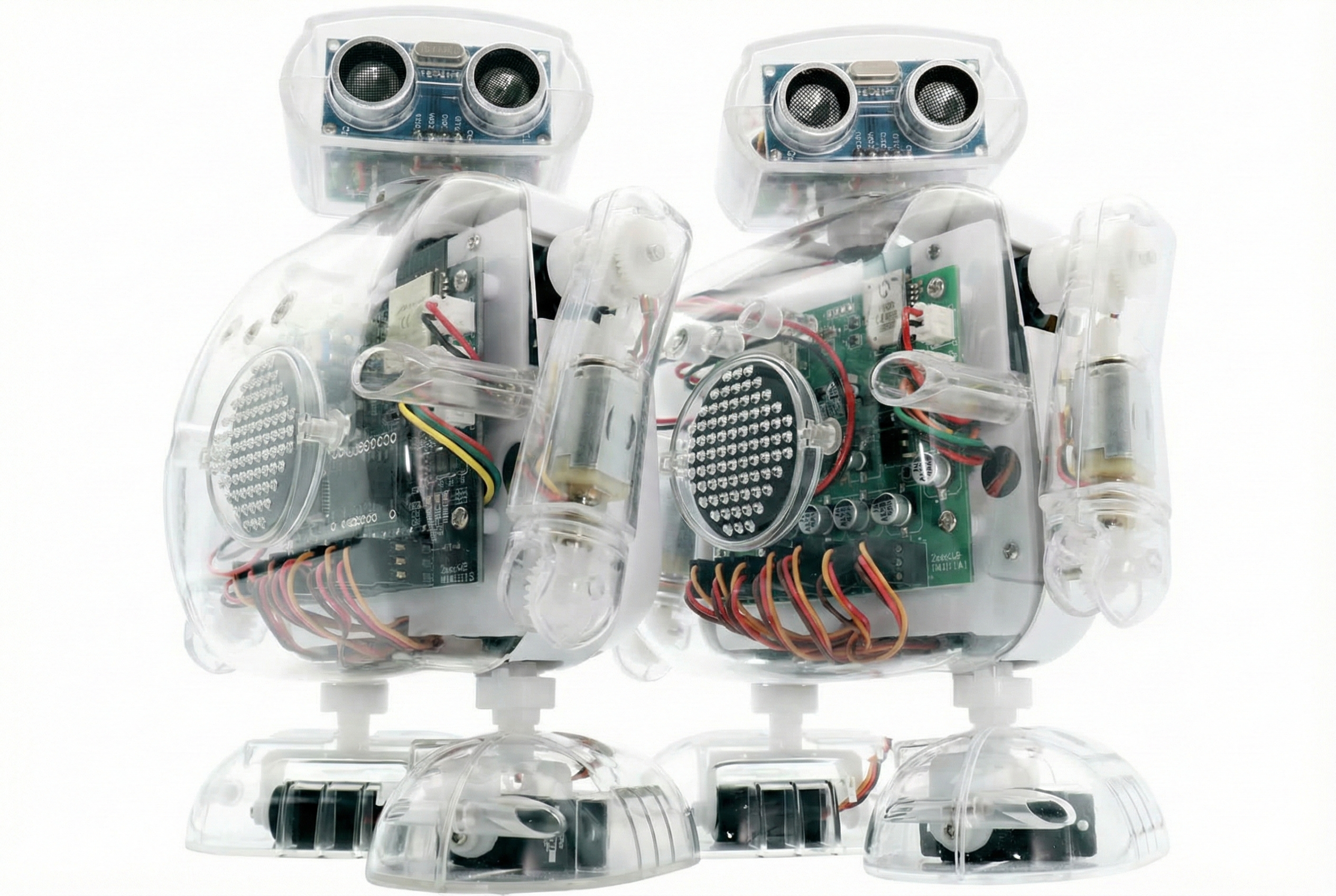 透明ボディーの内部機構